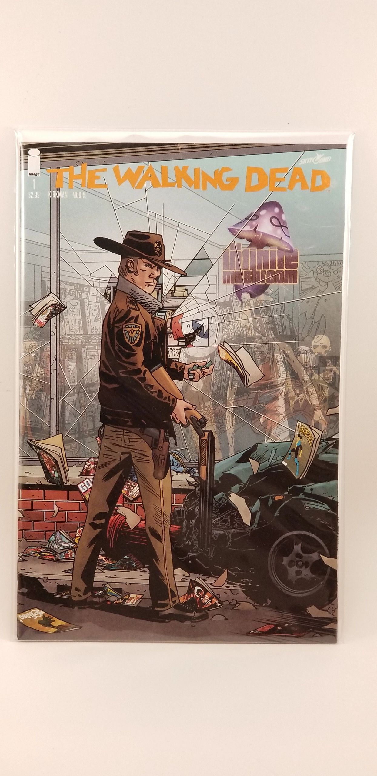 The Walking Dead 15th Anniversary Store Logo Cover